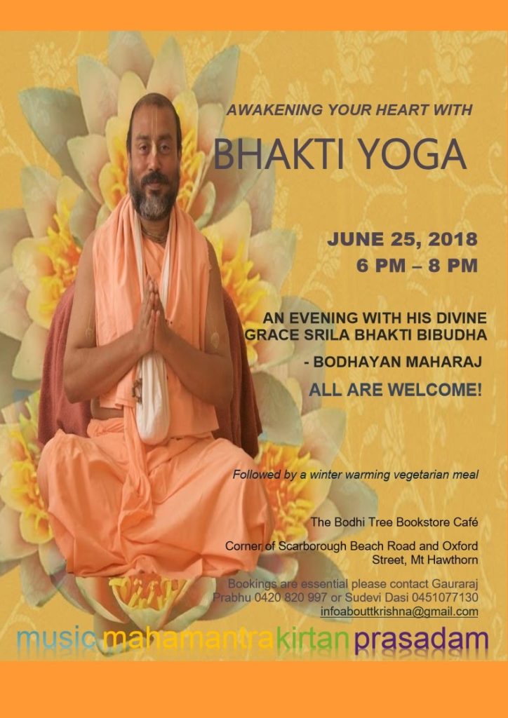 Bodhi Tree Event - Bhakti Yoga Flyer Download